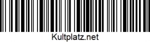 Kultplatz-Barcode
