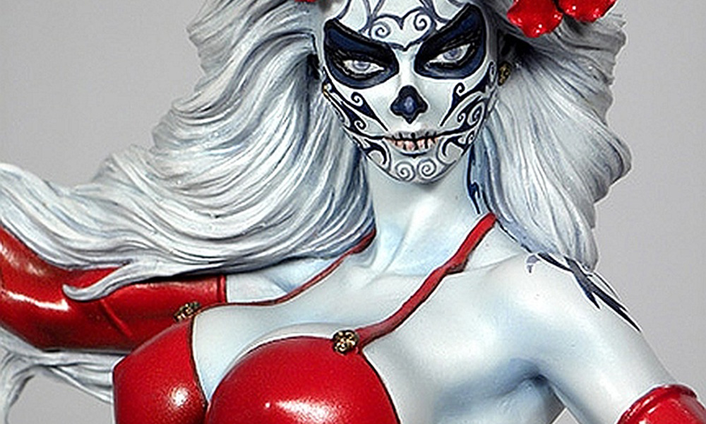 Ausschnitt: Sammlerfigur Lady Death La Muerta CS Moore Studio Ltd