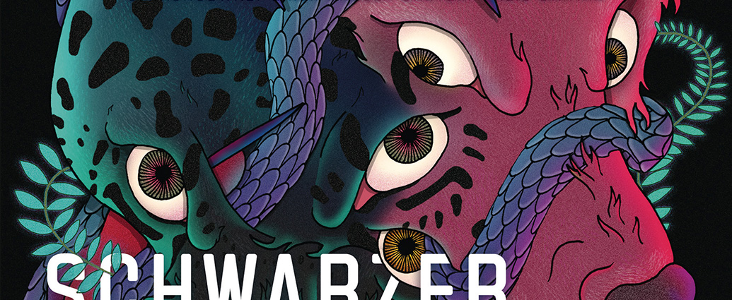 Ausschintt Cover: Marlon James: Schwarzer Leopard, roter Wolf