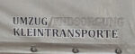 Eigenes Foto: Umzugswagen mit Firefox-Logo Rip-Off, Wien - Bildausschnitt.